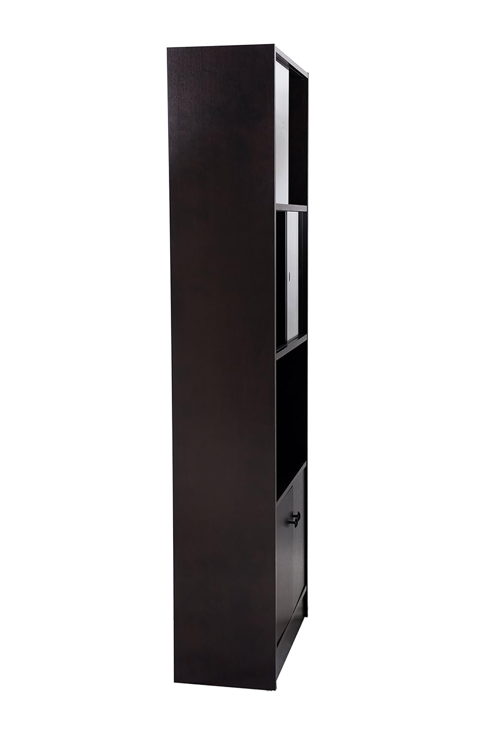Engineered Wood Book Shelf and Display Unit Cabinet 70X24X11 Inch Wenge