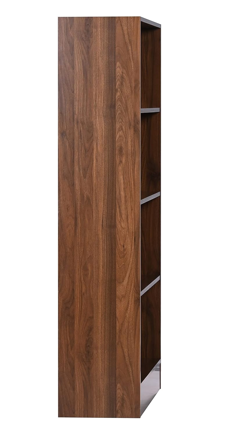 4 Shelf Engineered Wood Book Shelf and Display Unit 54X31X11 Inch