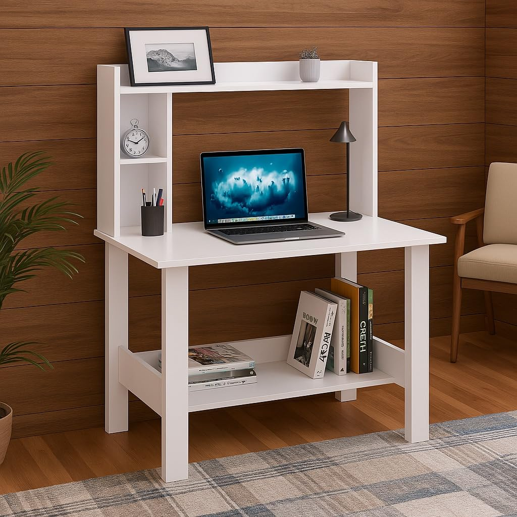 Bowzar 34X20X30 Inch Study Table With Husk Compact Size