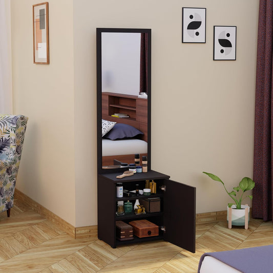Wooden Dressing Table with Mirror and Storage Engineered Wood Dressing Table, Vanity Table for Bedroom, Living Room and Home