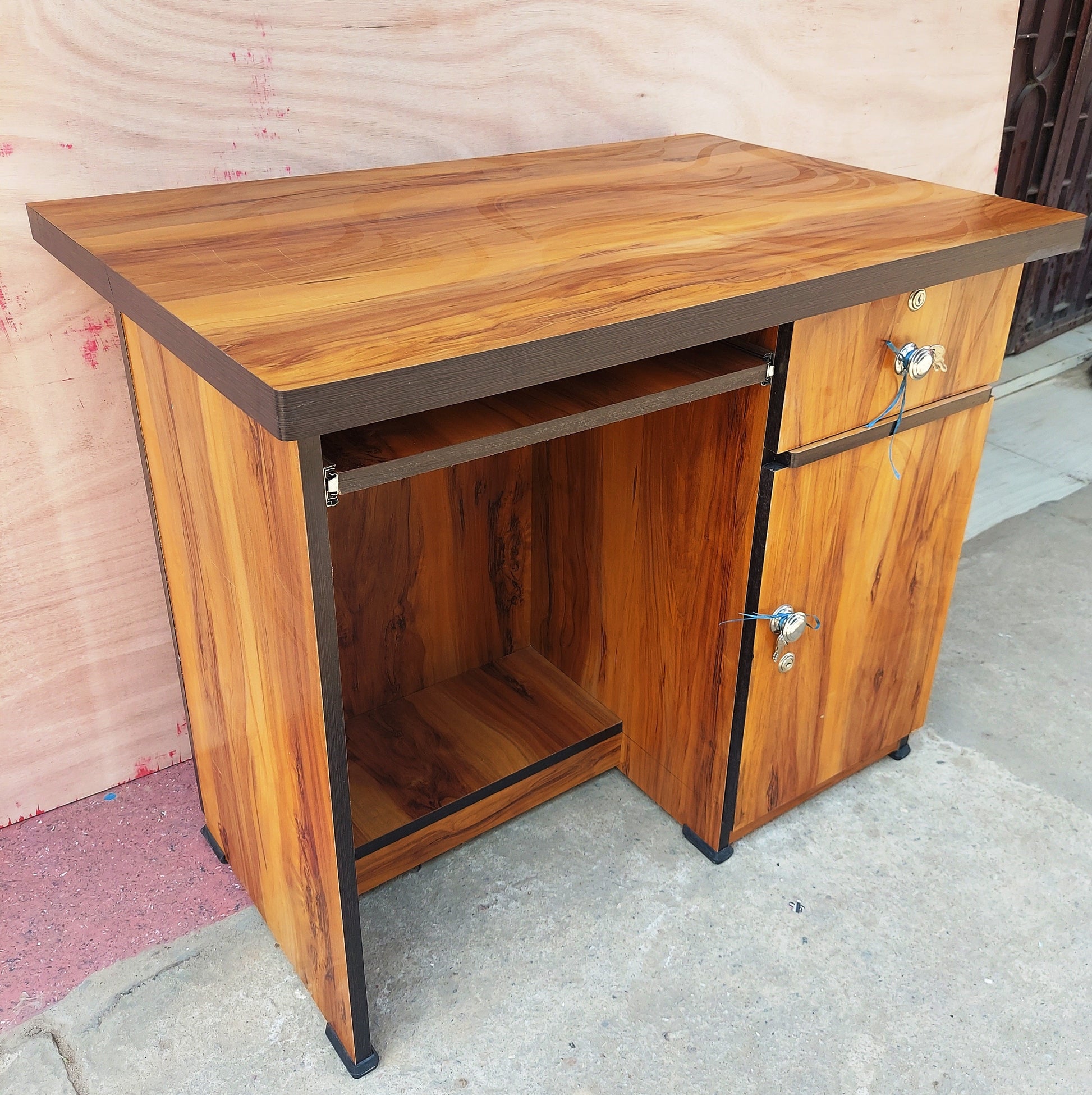 Bowzar Engineering Wood Office Table 3X2 Feet Computer Desk With Keybo