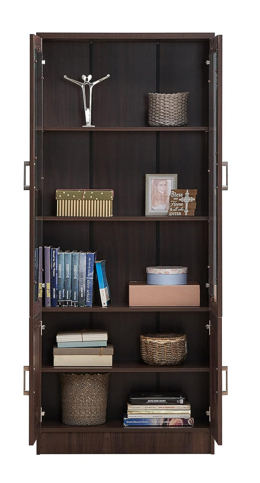 Engineered Wood Book Shelf and Display Unit 72X30X13 Inch
