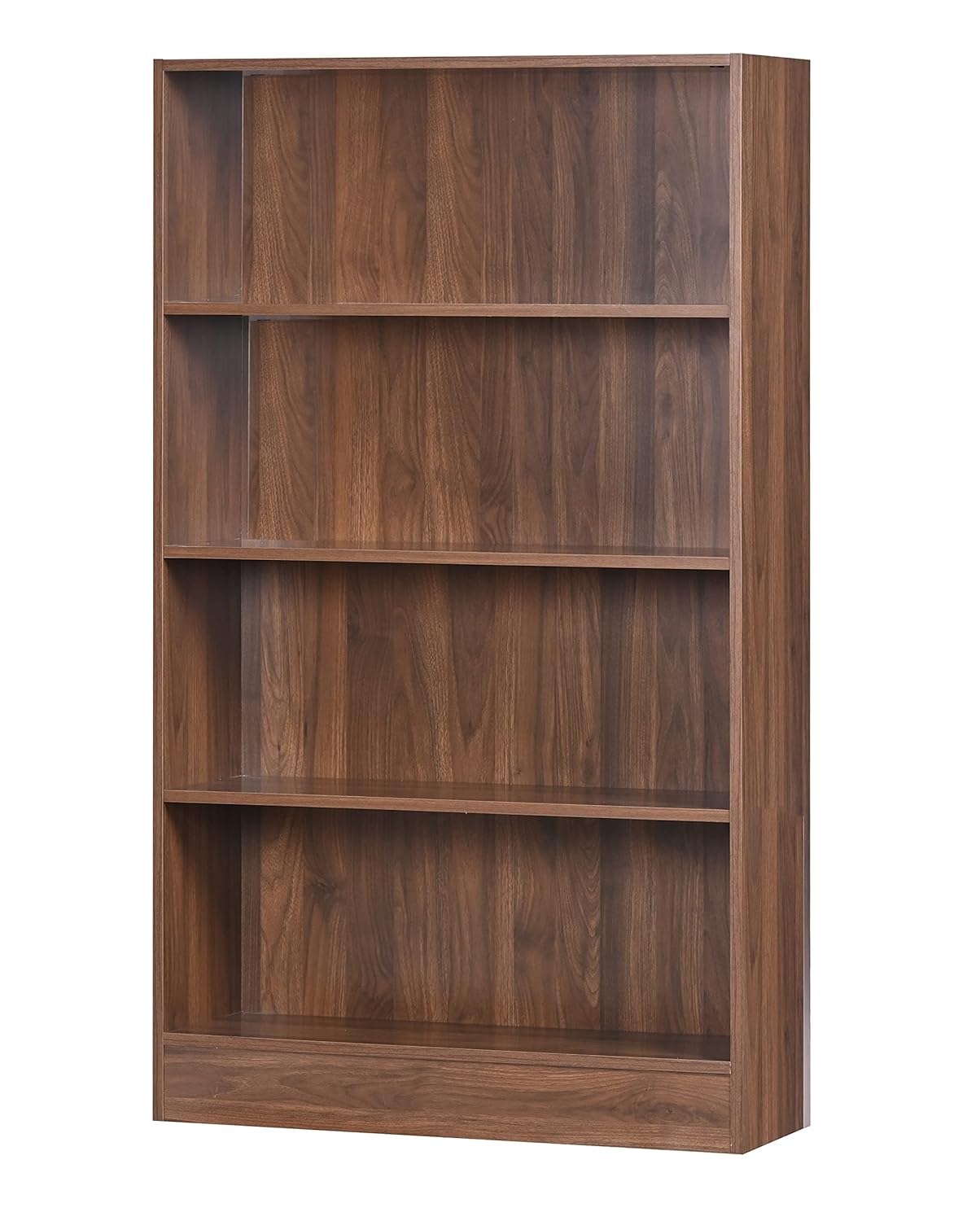 4 Shelf Engineered Wood Book Shelf and Display Unit 54X31X11 Inch