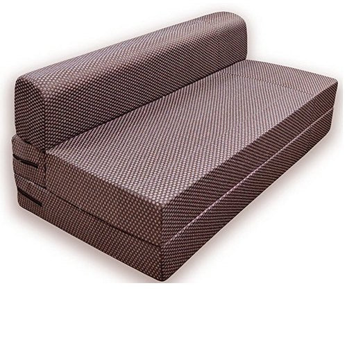 Bindal Sofa Cume Bed Double Size 4X6.5 Feet 48X78 Thickness 8 Inch - Bowzar - 