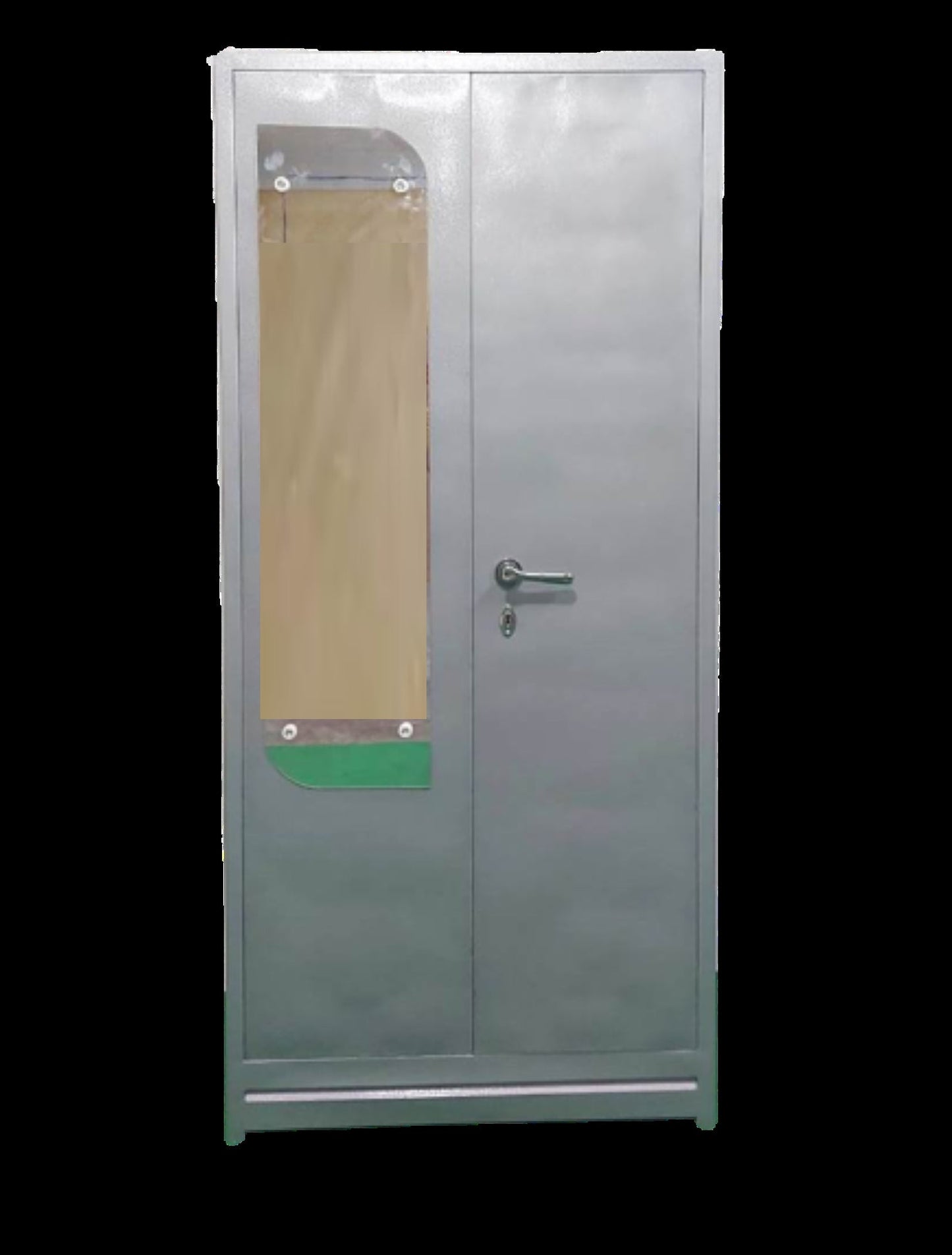 Bowzar 2 Door Steel Almirah 26 Gauge Light Weight Grey
