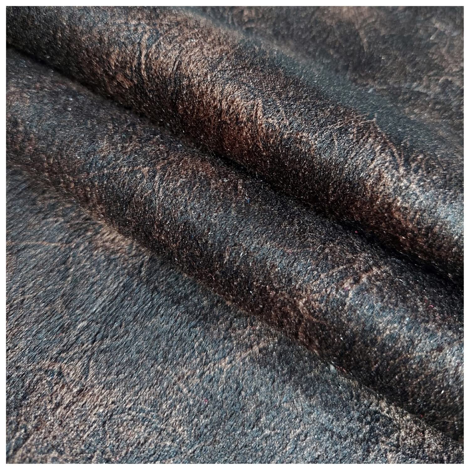 Bowzar Blueberry Luxurious Suede Velvet Fabric Cloth for Sofa Chair Home Furnishing - Bowzar - 
