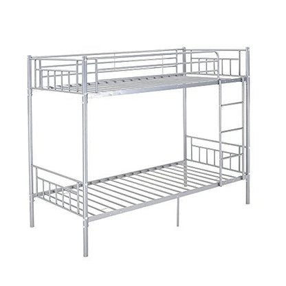 Bowzar Bunk Bed Metal Iron Bed Frame Twin Sleeper Double Decker Bed - Bowzar - 