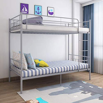 Bowzar Bunk Bed Metal Iron Bed Frame Twin Sleeper Double Decker Bed - Bowzar - 