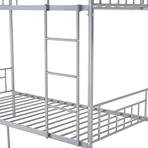 Bowzar Bunk Bed Metal Iron Bed Frame Twin Sleeper Double Decker Bed - Bowzar - 