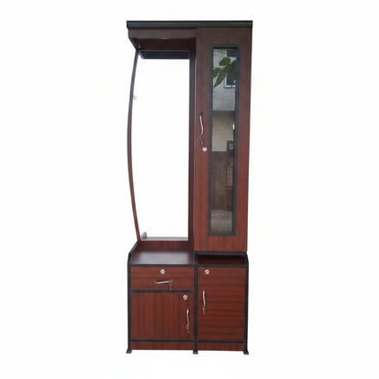 Bowzar D Design Wooden Dressing Table Engineering Wood Vanity Mirror - Bowzar - 