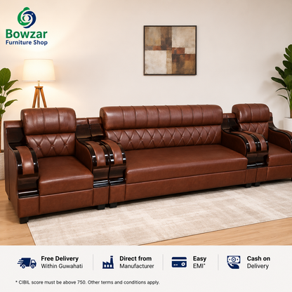 Bowzar Malashyan 5 Seater Sofa 32D High Density Foam