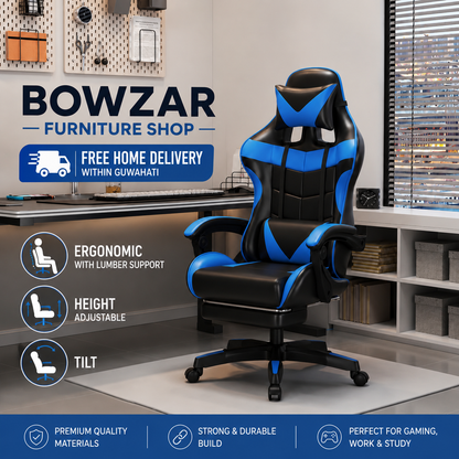 Ergonomic Gaming Chair | Height Adjustable | Tilt & Lumbar Support