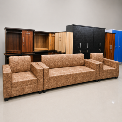 Bowzar Dulux 5 Seater Sofa Suede Fabric, 32 Density Foam