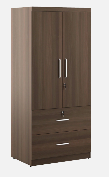 Bowzar 2 Door Wardrobe Almirah With 2 Drawer 2 Door Almirah