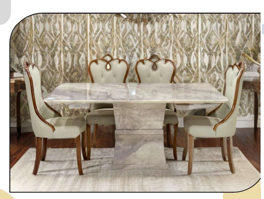 Imported Premium Dining Set 6 Seater 2361/1019