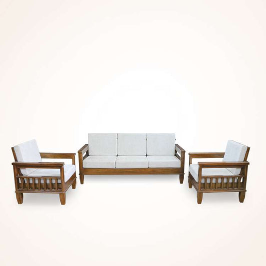 Office Wooden Sofa Set 5 Seater