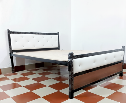 Bowzar King Bed 6x6.5 Feet NM White