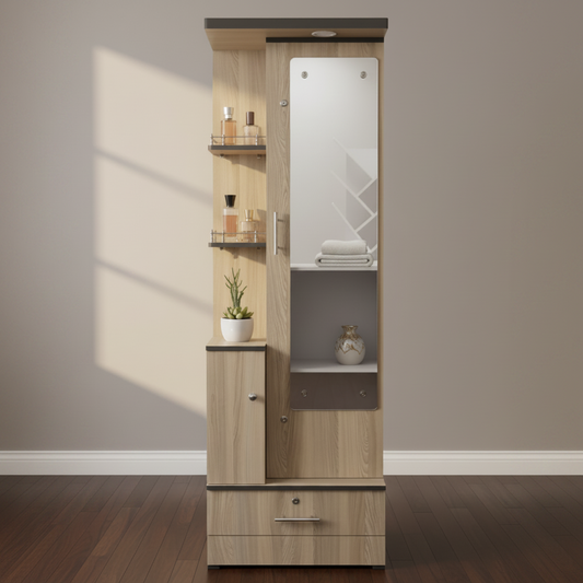 Bowzar Wooden Assam Dressing Table Plain White Rolex