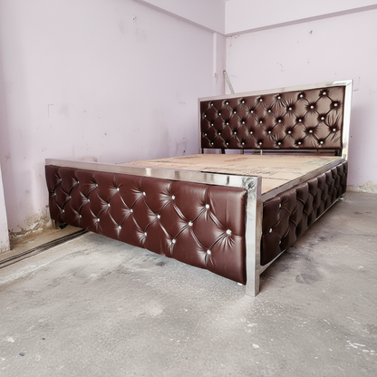 Bowzar Stainless Steel King Box Bed Size 6x6.5 Feet Standard Quality