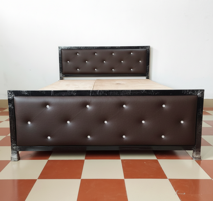 Bowzar KCDD King Bed Size 6x6.5 Feet All Sides Covered Dark Coffee