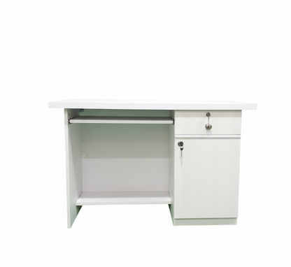 Bowzar Office Table White 3x2 Feet Computer Table White