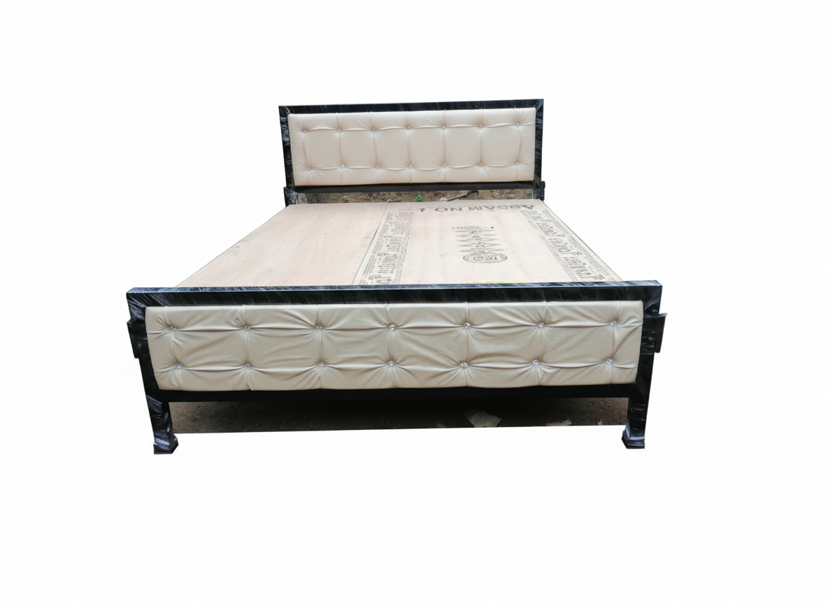 Bowzar Queen Bed 5x6.5 Feet Heavy Quality Designed Cushion in Guwahati