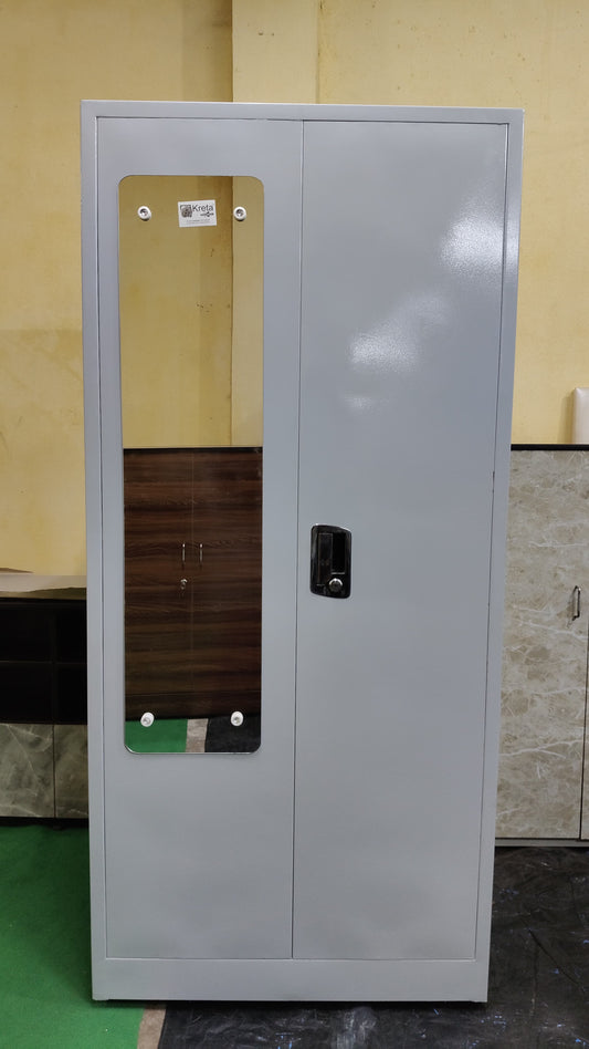 Bowzar 22 Gauge 2 Door Steel Almirah Maruti Lock  2 Door Almirah