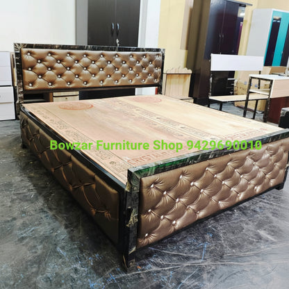 Bowzar King Box Bed Size 6X6.5 Feet Metal Box Bed
