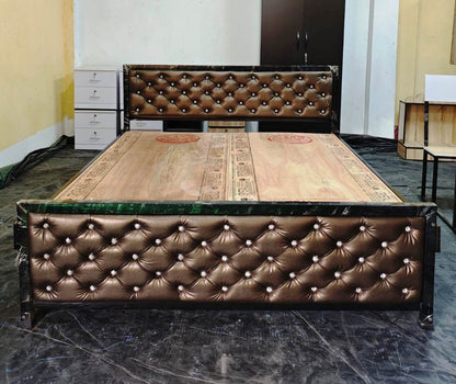 Bowzar King Box Bed Size 6X6.5 Feet Metal Box Bed