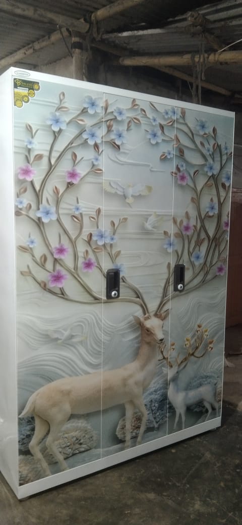 Printed Almirah Wardrobe Heavy Quality Ready Stock Printed Wardrobe