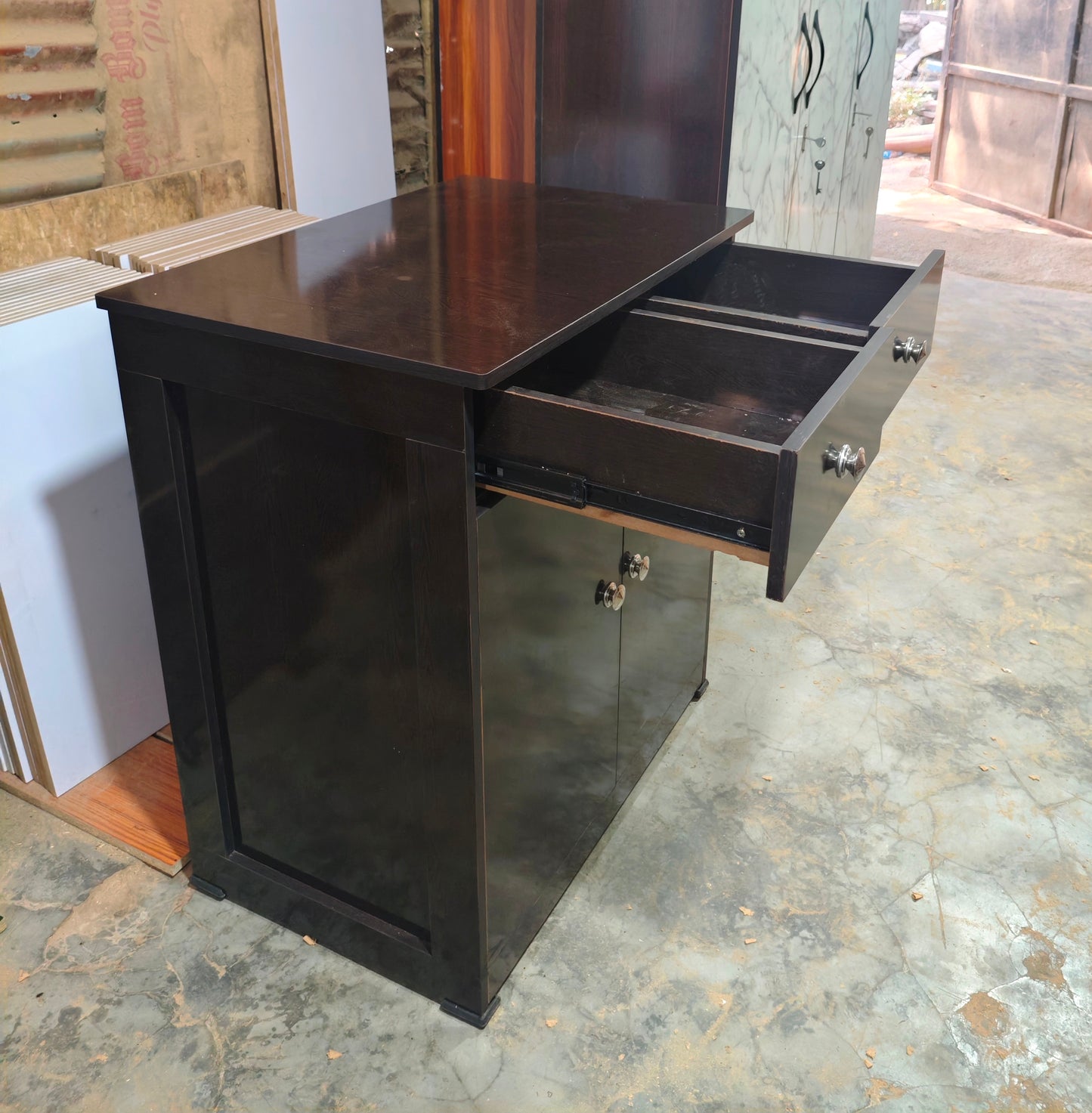 Multipurpose Cabinet Shoe rack Table With Drawer