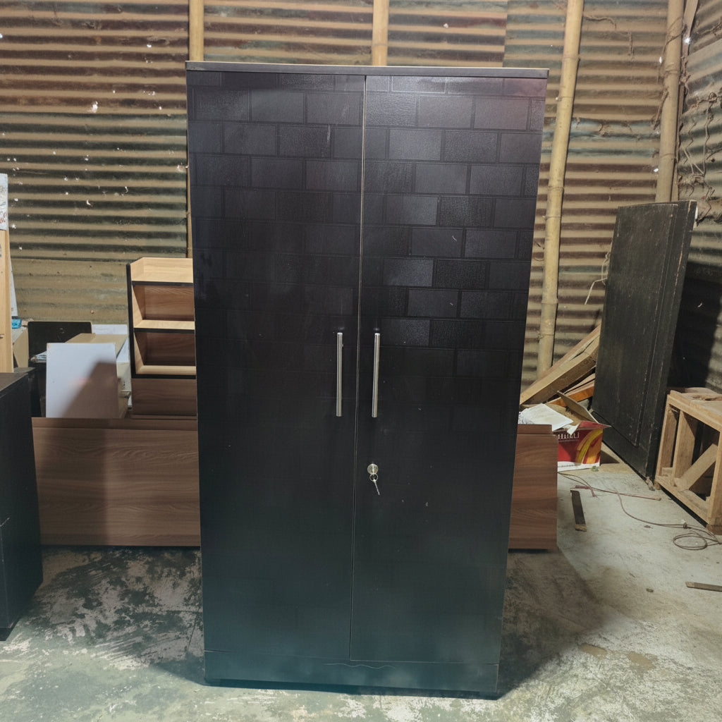 Bowzar 5 Feet Height 2 Door Almirah wardrobe