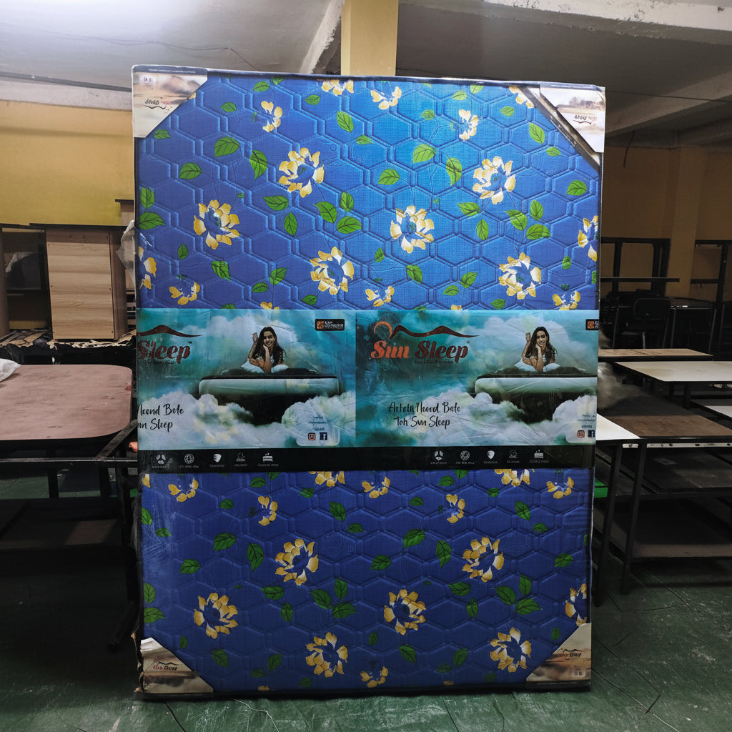 Sunsleep Pulse 5 Inch Queen 5x6.5 Feet Mattress 60X78X5 Inch Queen Mattress