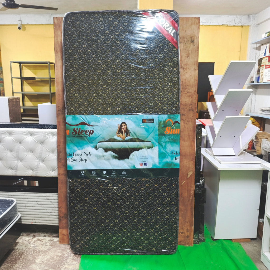 Sunsleep 5 Inch New Coral Single Mattress 36X78X5 Inch 3X6.5 Feet