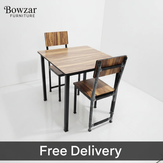 Bowzar 2 Seater Dining Set for Restaurant Cafe