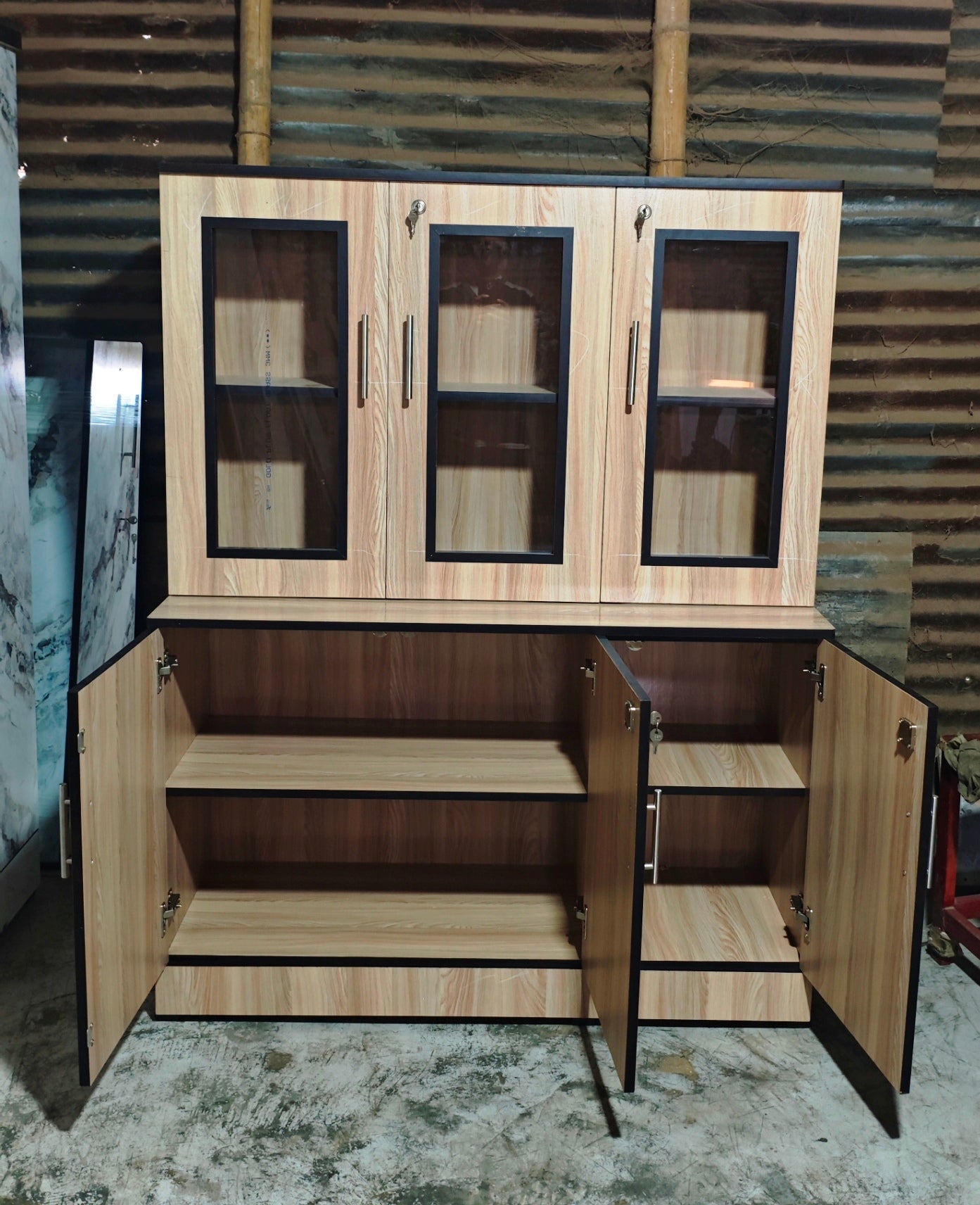 Bowzar Showcase Cabinet Big Size White Rolex