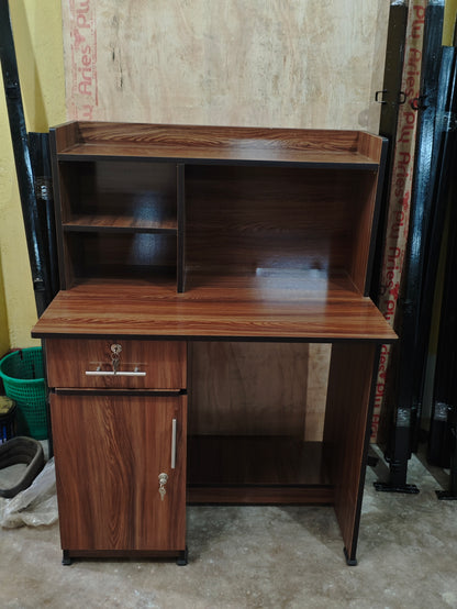 Bowzar 3x2 Study Table With Hutch Compact Design