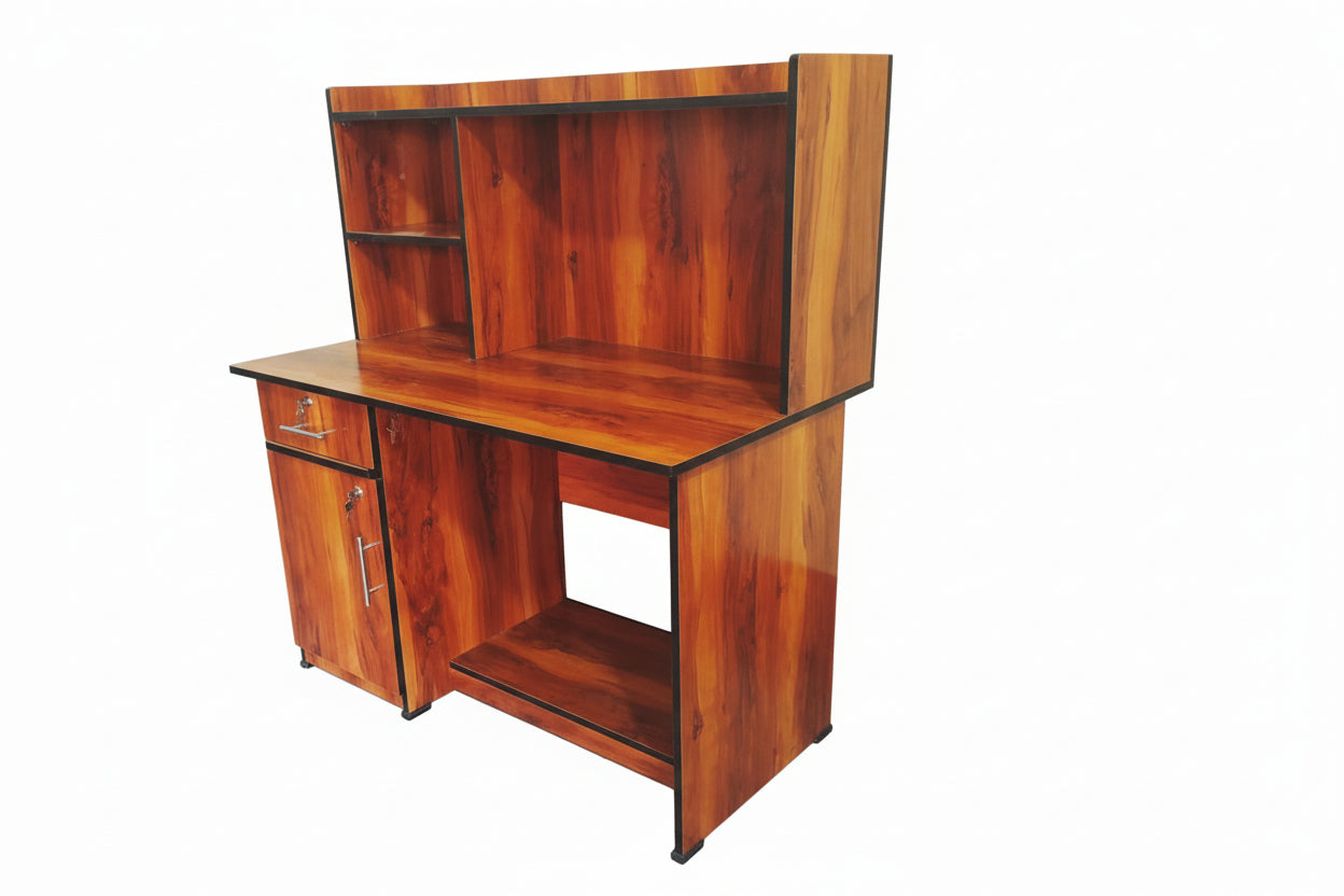 Bowzar 4x2 Study Table with Hutch Bengal Sisham