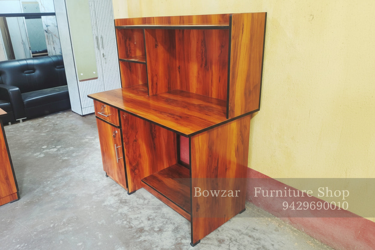 Bowzar 4x2 Study Table with Hutch Bengal Sisham