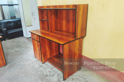 Bowzar 4x2 Study Table with Hutch Bengal Sisham