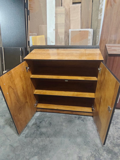 Bowzar Mini Cabinet Mini Shoe Rack Multipurpose Cabinet 30X30X13 Inch