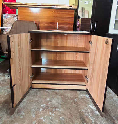 Bowzar Mini Shoe Rack Cabinet 30X30X13 Multipurpose Cabinet White Rolex