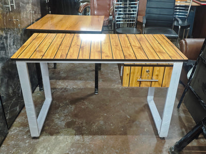 Bowzar 4x2 Table Modern Office Desk with Metal Frame & Engineering Wood Top | Bowzar Furniture Shop