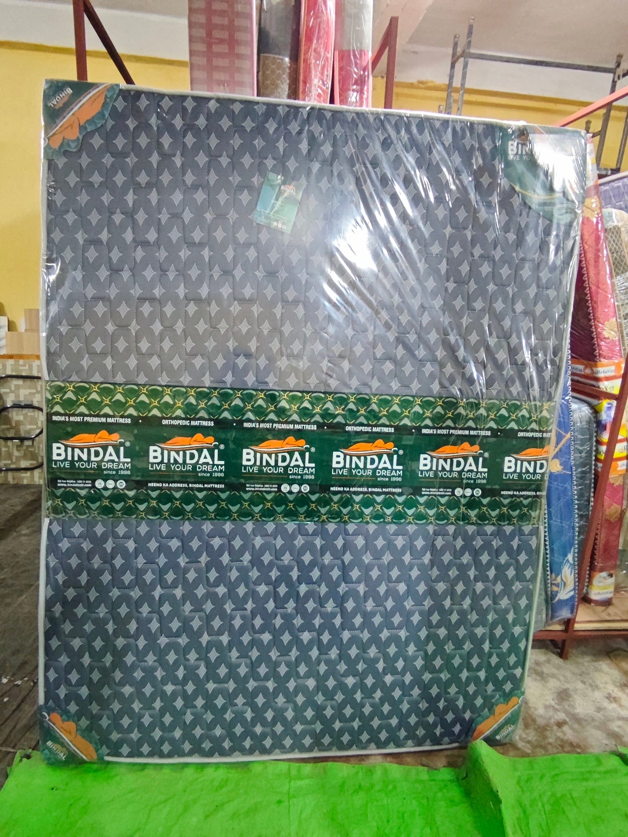 Bindal Soft Mattress 32D 4 Inch King Size 72x78x4 Inch 6X6.5 Feet
