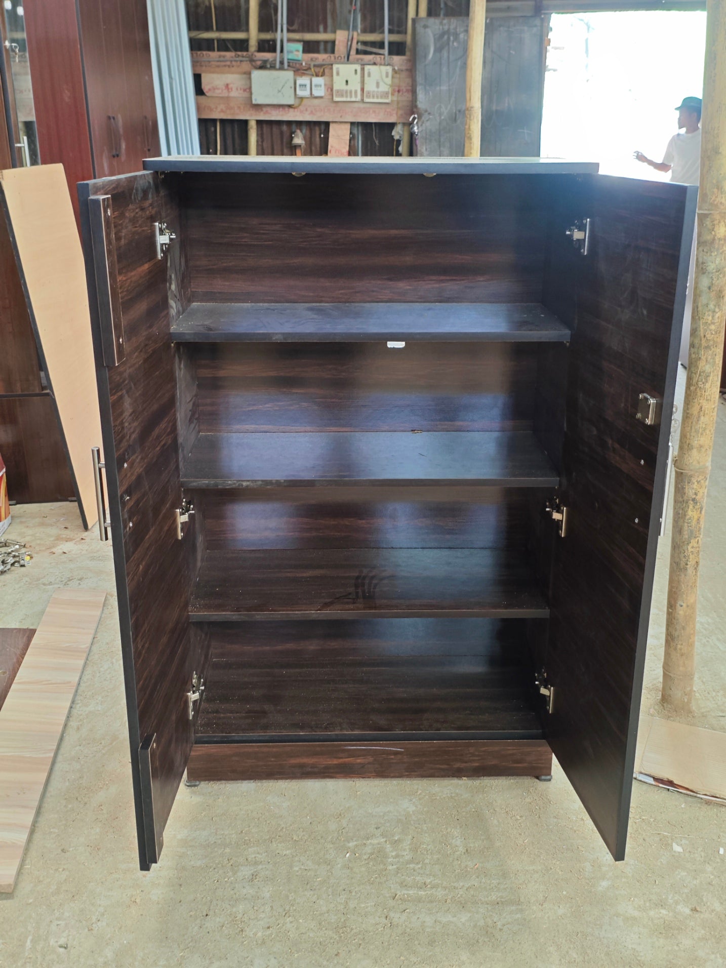 Bowzar 50 Inch Almirah 2 Door Mini Almirah Wardrobe