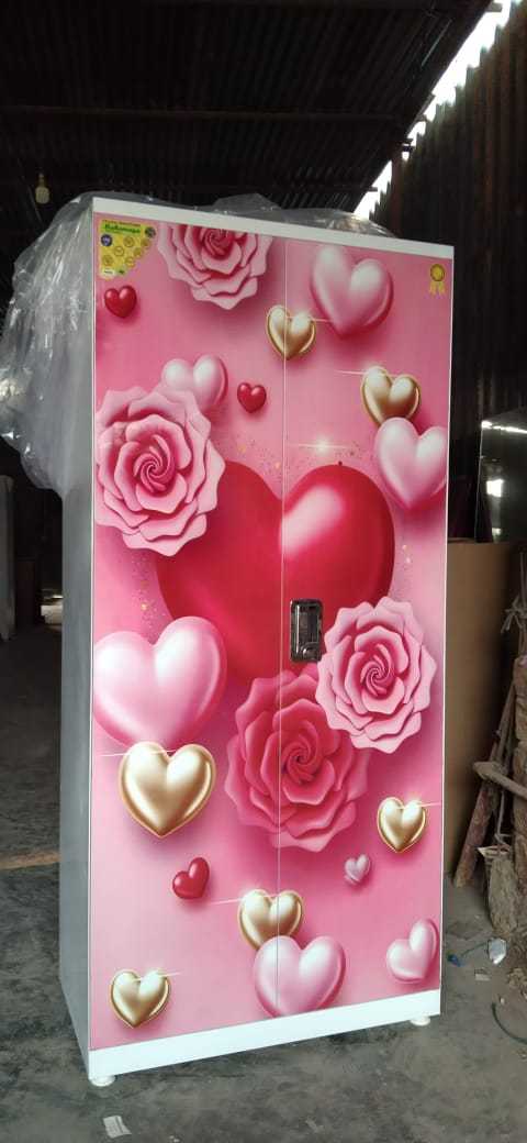 2 Door Printed Almirah 2 Door Almirah Wardrobe