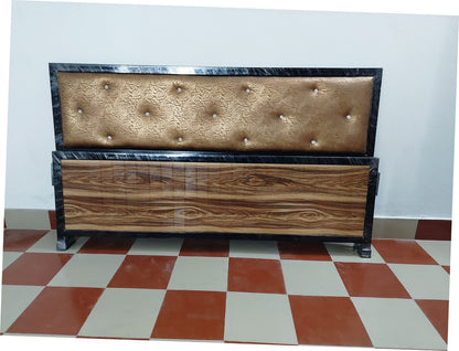 Queen Bed 5x6.5 Feet Head Cushion Leg Board