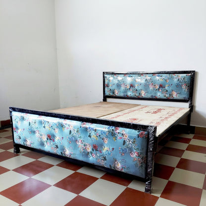 Bowzar King Bed Size 6x6.5 Feet Floral Print Premium Velvet Fabric