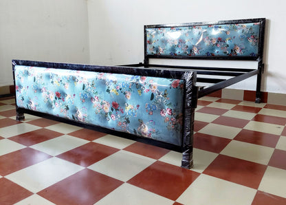Bowzar King Bed Size 6x6.5 Feet Floral Print Premium Velvet Fabric