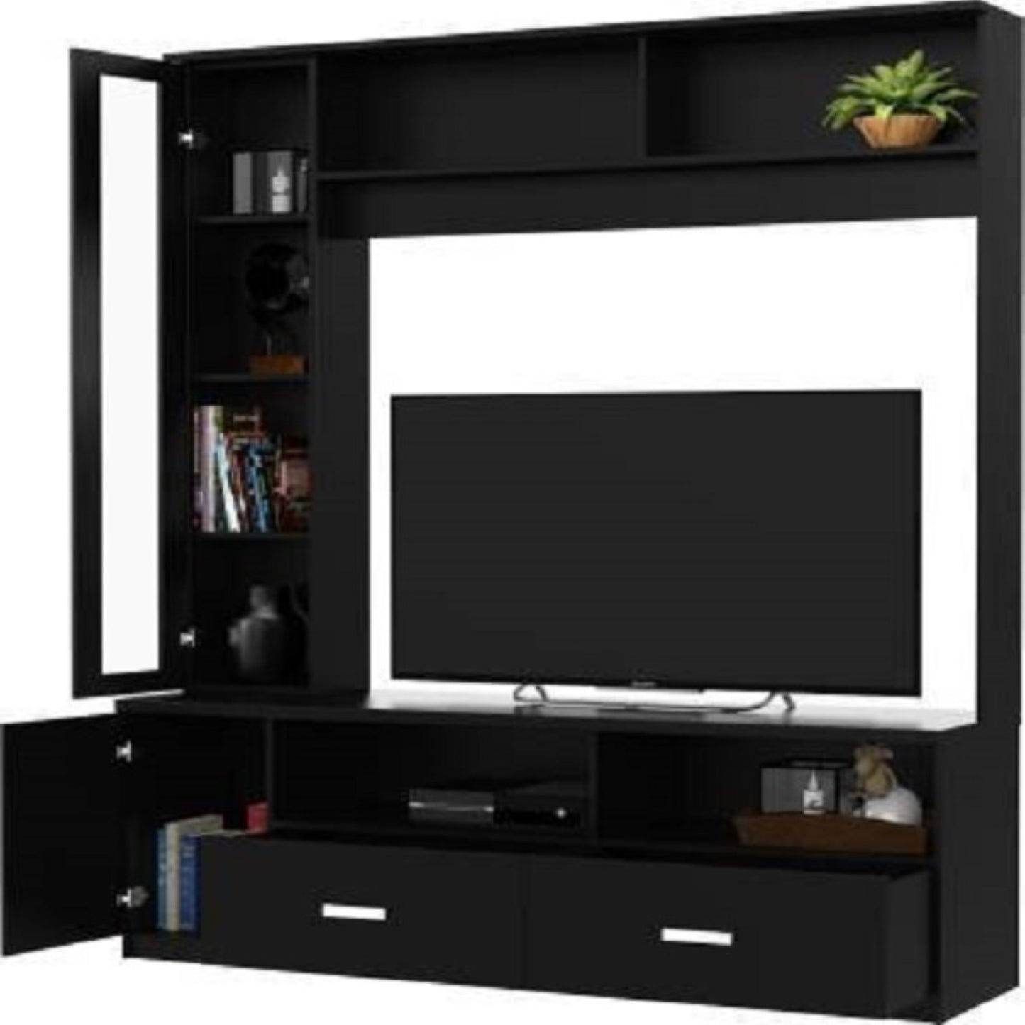 Bowzar Engineered Wood TV Cabinet TV Unit Showcase for 43 inch